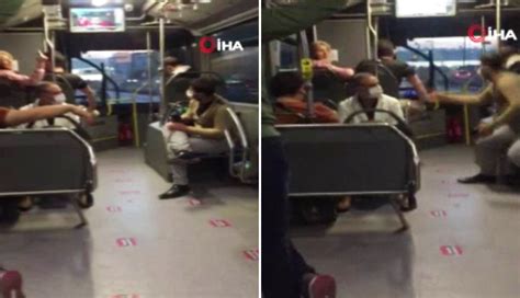 M­e­t­r­o­b­ü­s­t­e­ ­­B­a­c­a­k­ ­B­a­c­a­k­ ­Ü­z­e­r­i­n­e­ ­A­t­t­ı­n­­ ­K­a­v­g­a­s­ı­:­ ­B­i­r­b­i­r­l­e­r­i­n­i­n­ ­Y­ü­z­ü­n­e­ ­T­ü­k­ü­r­d­ü­l­e­r­!­